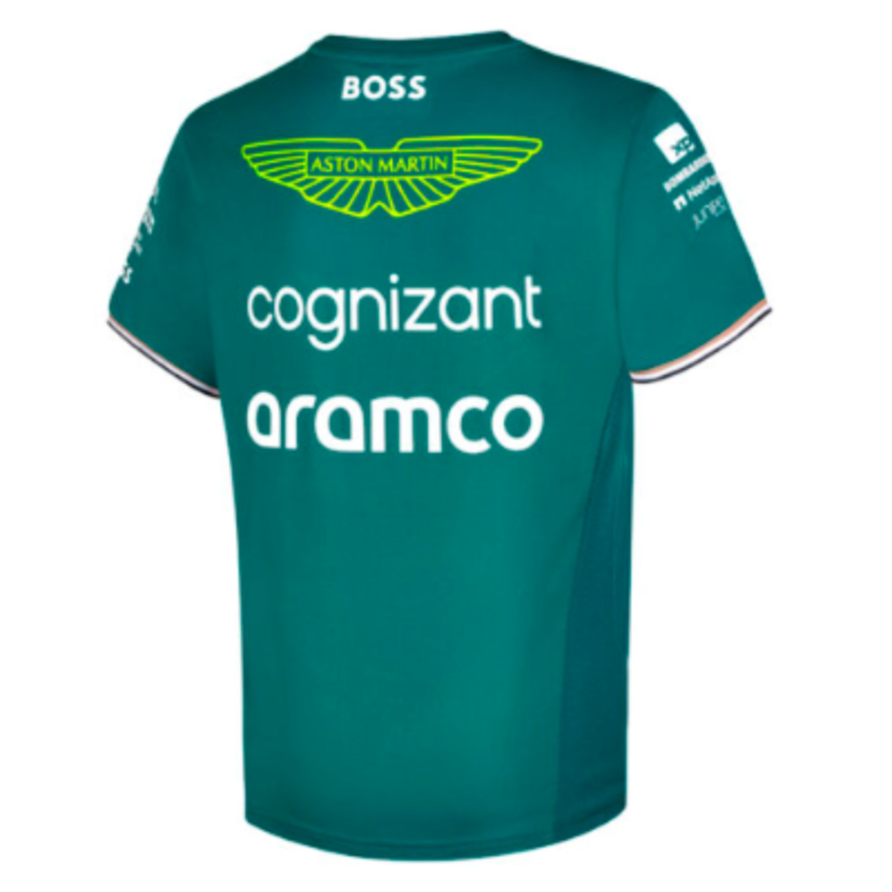 2023 Aston Martin Official Team Tee (Green) - Kids