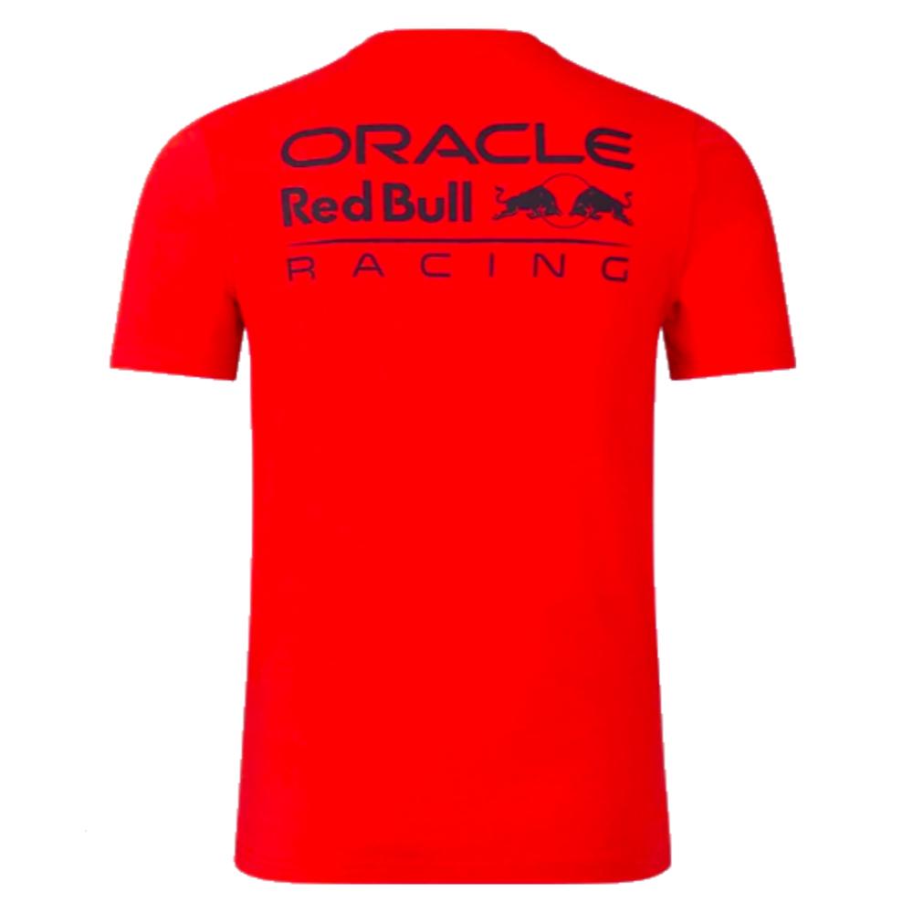 2023 Red Bull Racing Unisex Core Logo T Shirt (Flame Scarlet)