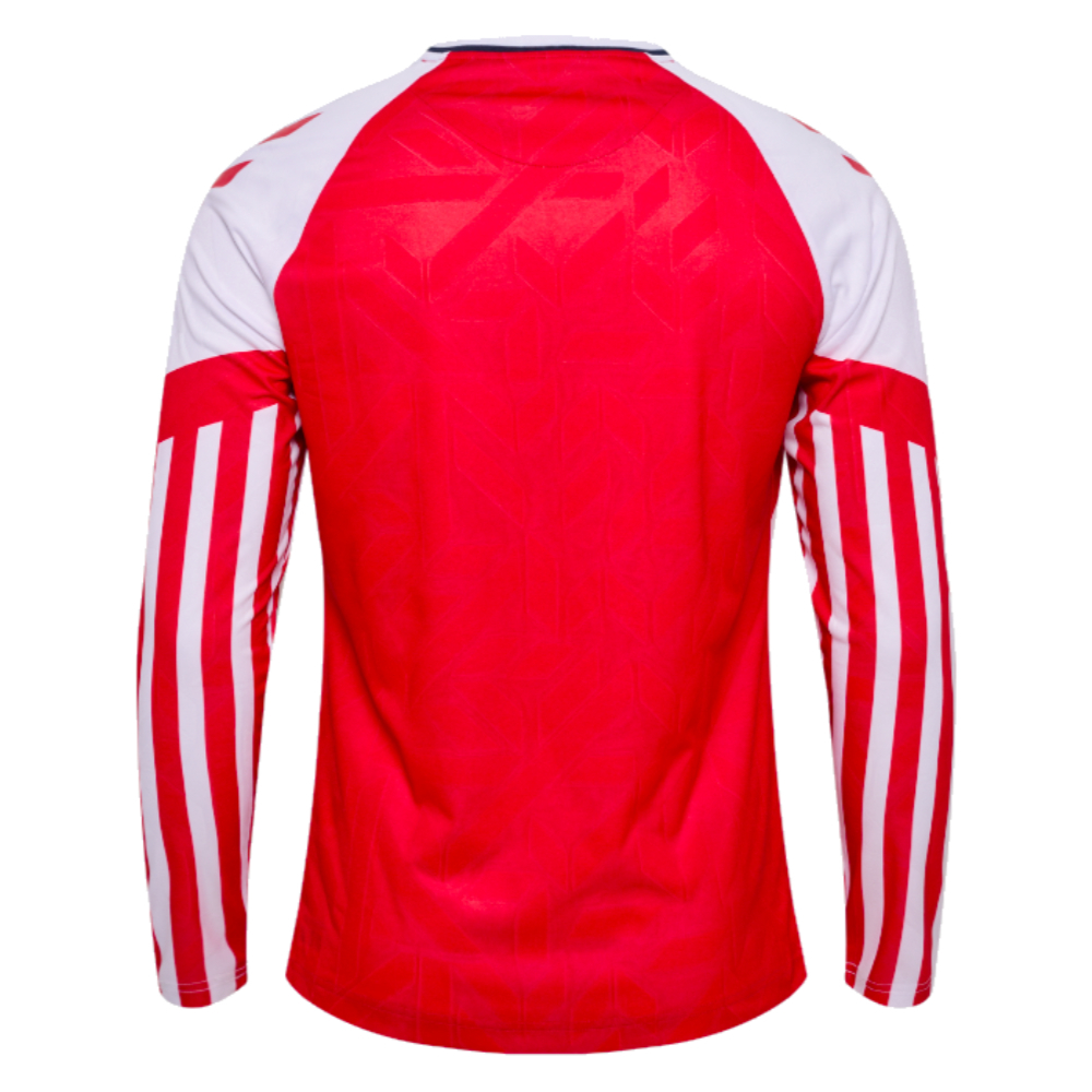 2023-2024 Denmark Long Sleeve Home Shirt (Yurary 20)