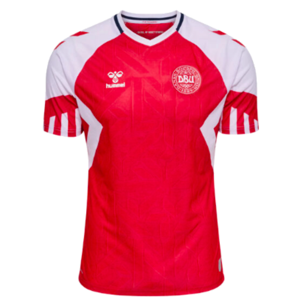 2023-2024 Denmark Home Shirt (Dolberg 12)