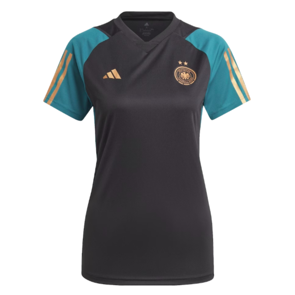 2023-2024 Germany Training Shirt (Black) - Ladies (Gnabry 10)