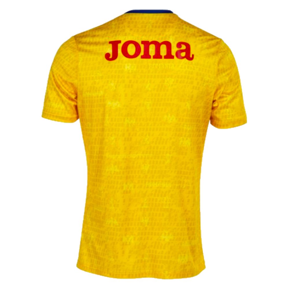 2022-2023 Romania Pre-Match Warm Up Shirt (Yellow) (CHIVU 5)