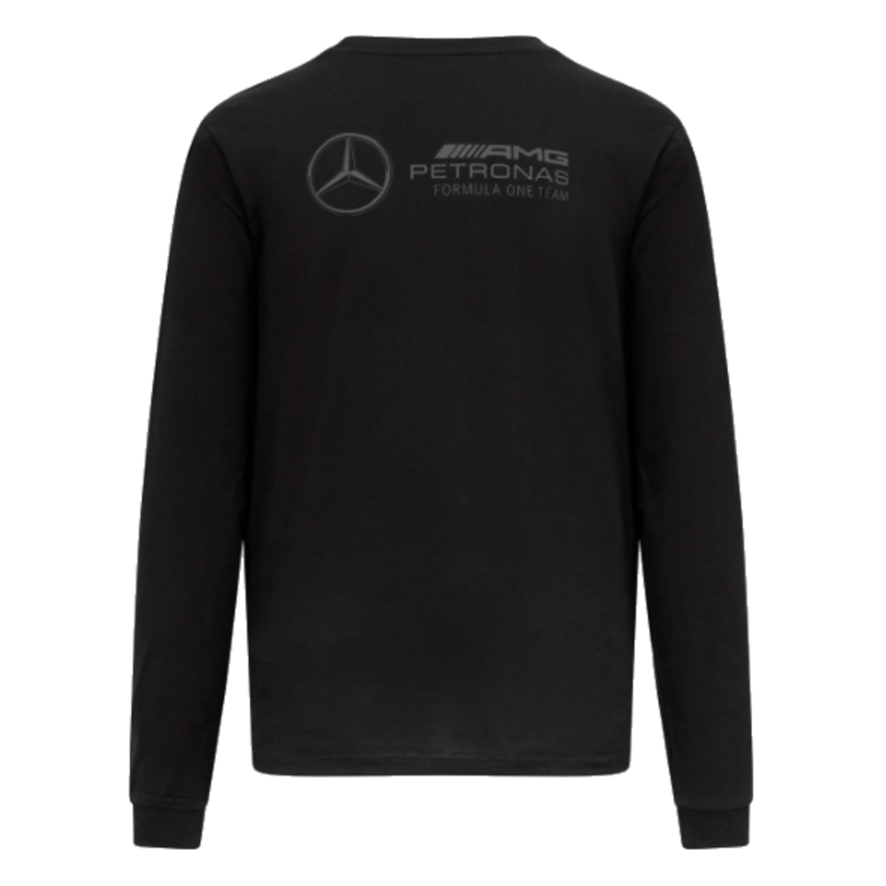 2023 Mercedes Mens Classic Longsleeve Tee (Black)