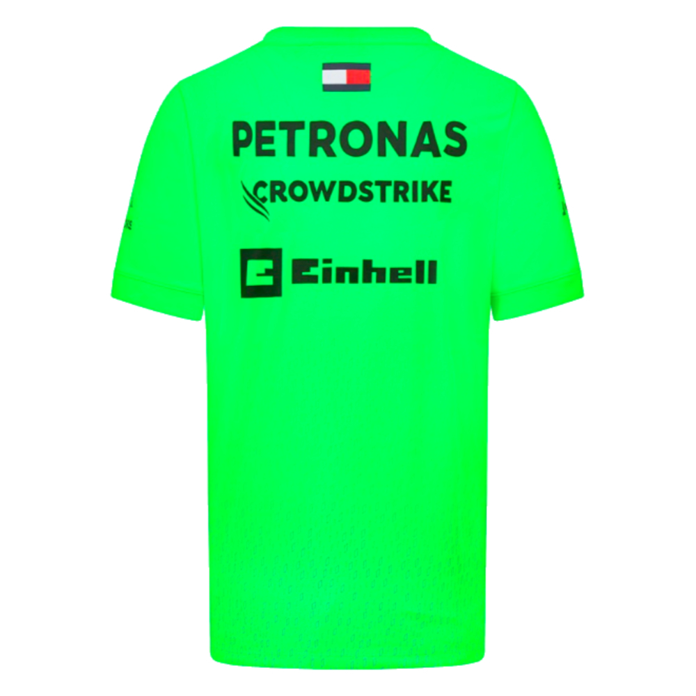 2023 Mercedes Team Set Up T-Shirt (Volt Green)