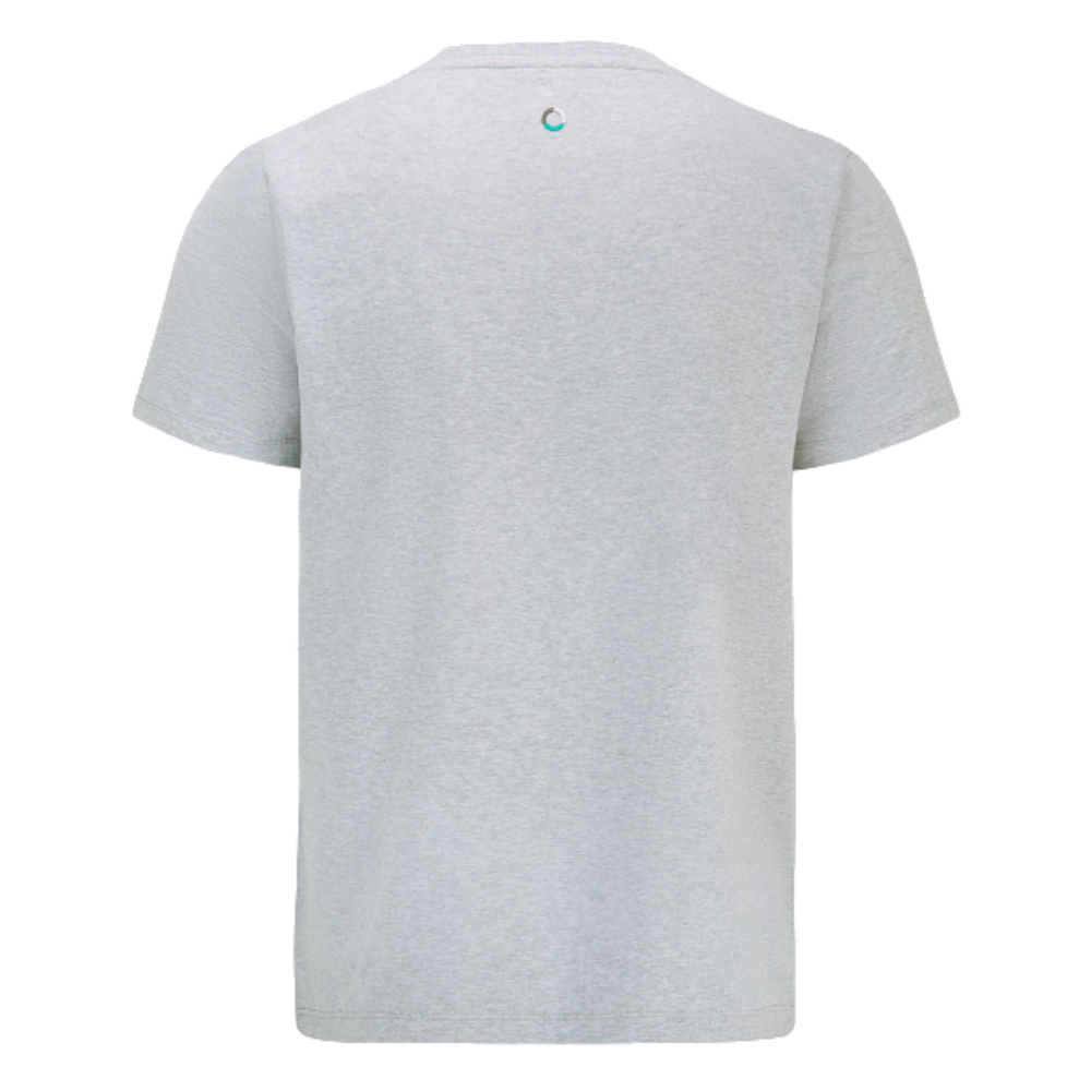 2023 Mercedes AMG Petronas Large Logo Tee (Grey)