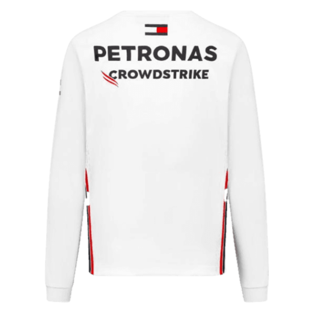 2023 Mercedes-AMG Team Long Sleeve Tee (White)