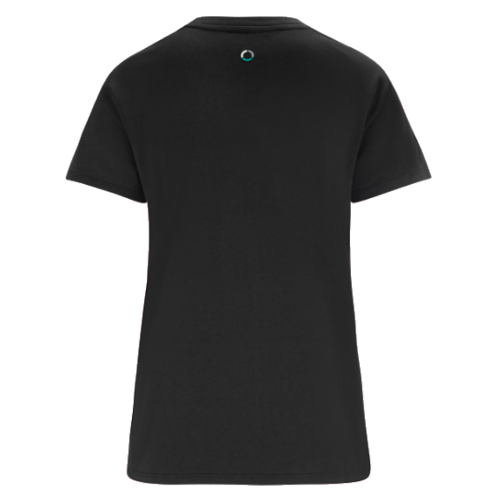 2023 Mercedes Large Logo Tee (Black) - Ladies