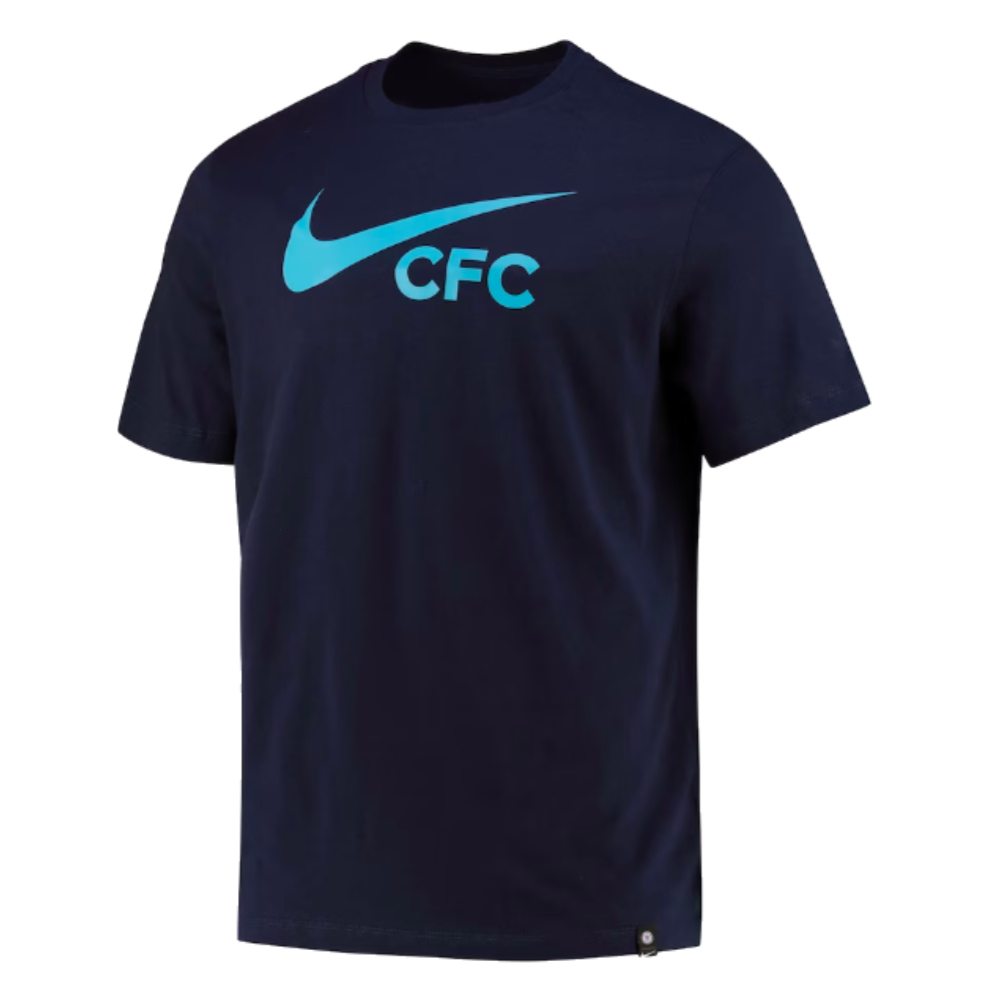 2022-2023 Chelsea Swoosh Tee (Navy) (JORGINHO 5)