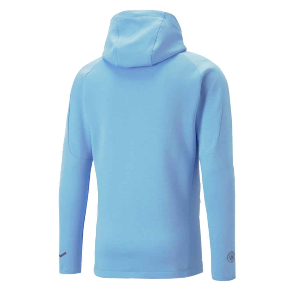 2023-2024 Manchester City Casuals Hoody Jacket (Light Blue)