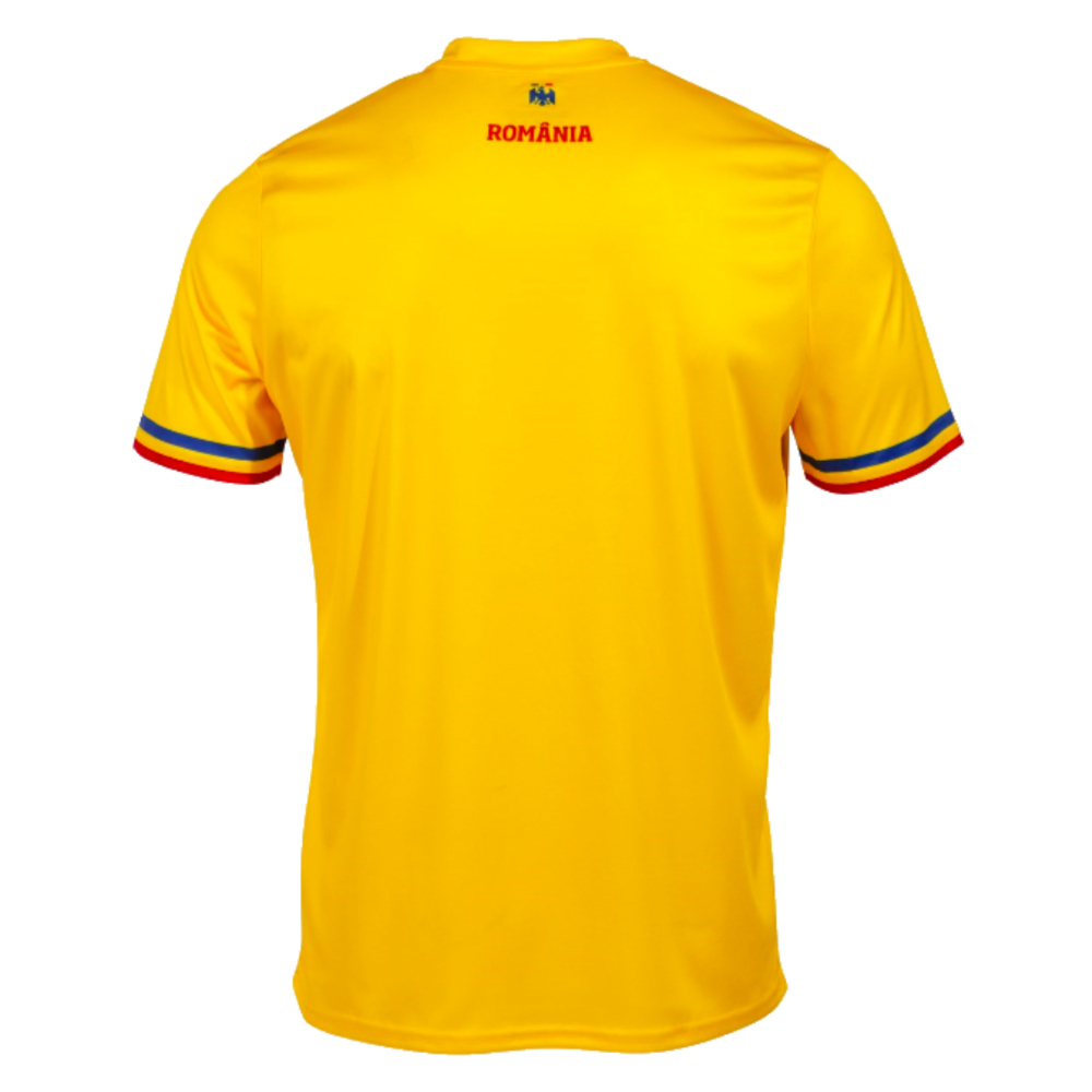 2023-2024 Romania Supporters Official T-Shirt (Yellow) (PETRESCU 2)