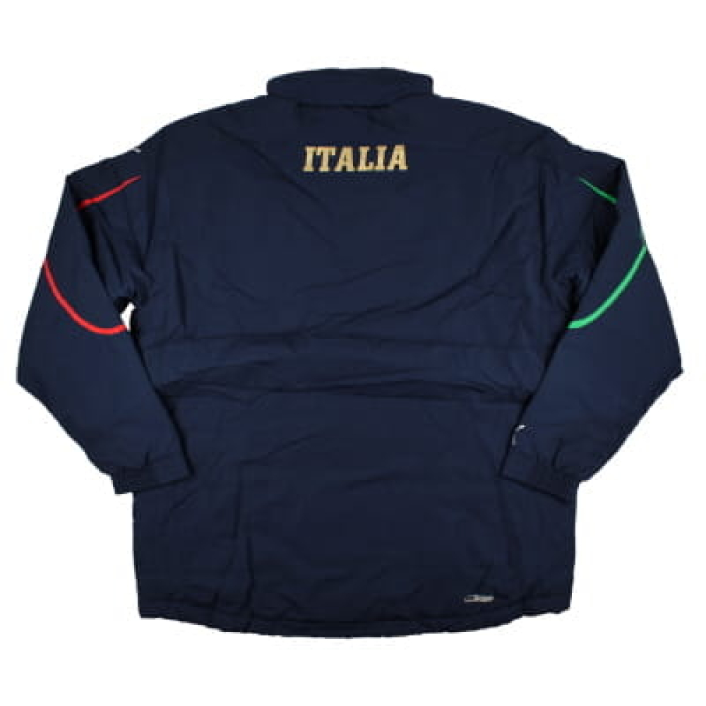 2010-2011 Italy Padded Coach Jacket (Peacot)