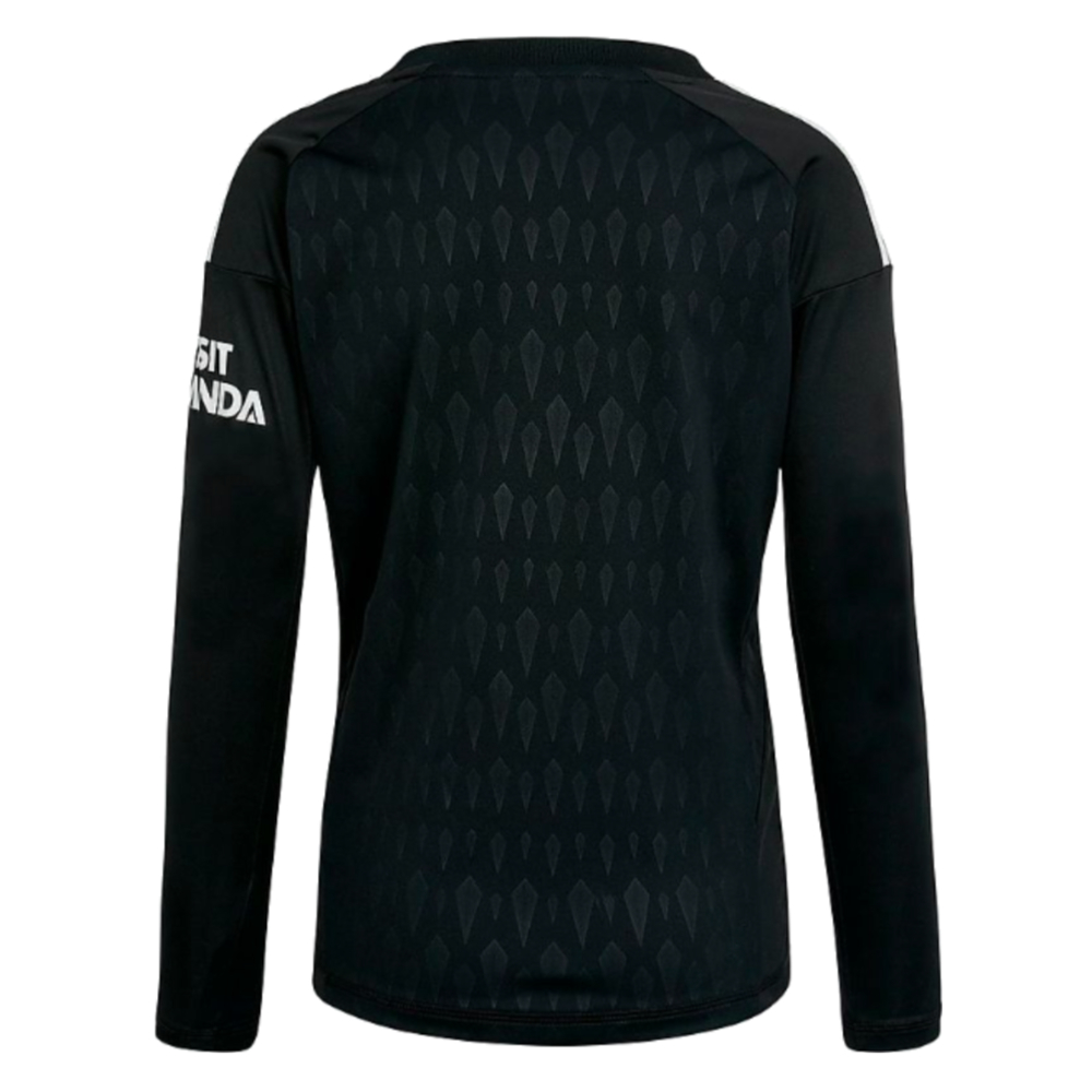 2023-2024 Arsenal Home Goalkeeper Shirt (Black) - Kids