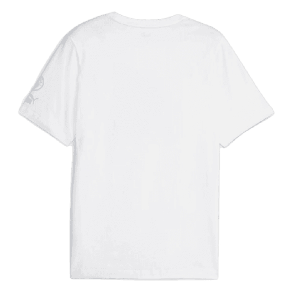 2023-2024 Man City FtblCore Graphic Tee (White) (WRIGHT PHILLIPS 29)