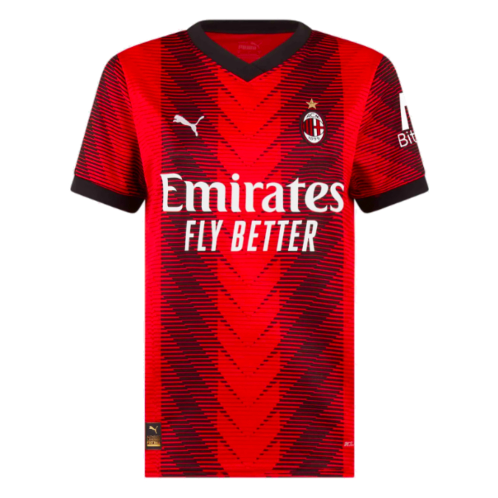 2023-2024 AC Milan Home Shirt (Ladies) (Weah 9)