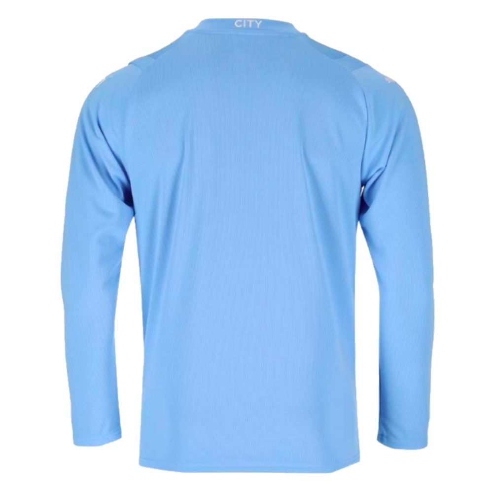 2023-2024 Man City Long Sleeve Home Shirt (GREALISH 10)