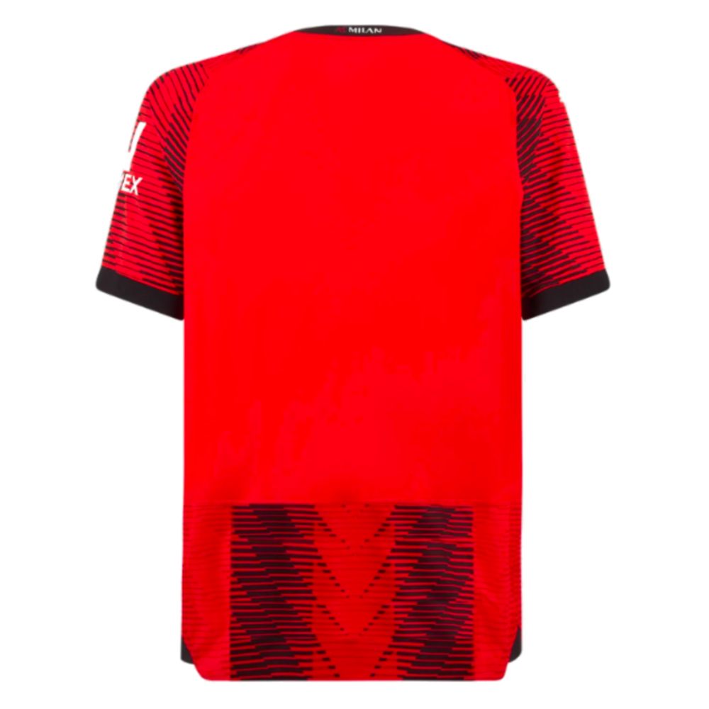 2023-2024 AC Milan Home Authentic Shirt (Tomori 23)