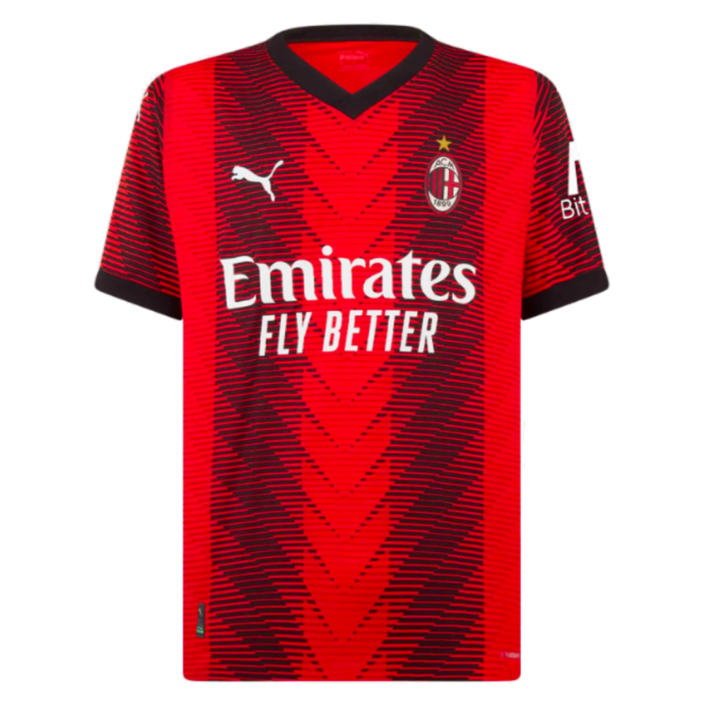 2023-2024 AC Milan Home Authentic Shirt (Ibrahimovic 11)