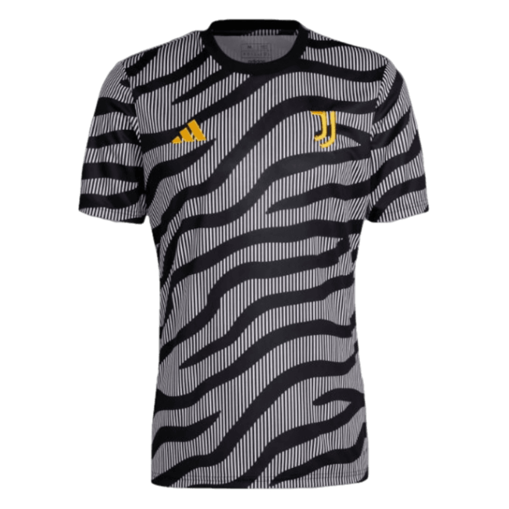 2023-2024 Juventus Pre-Match Shirt (Black) (Alcaraz 26)