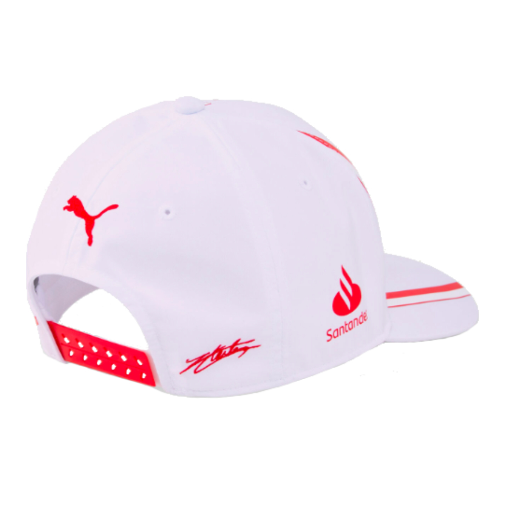 2023 Ferrari Charles Leclerc Monaco Cap (White)