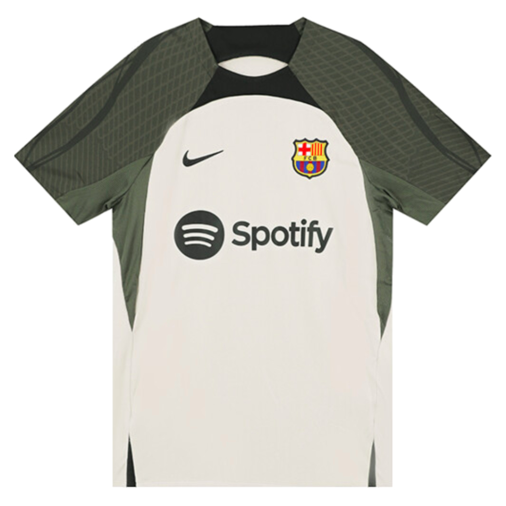 2023-2024 Barcelona Dri-Fit Strike Training Shirt (Grey) (Jordi Alba 18)