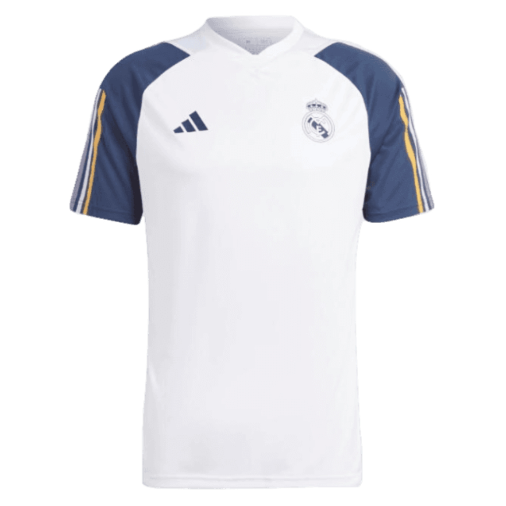 2023-2024 Real Madrid Training Shirt (White) (Tchouameni 18)