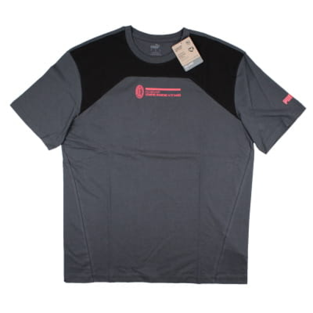 2023-2024 AC Milan FtblCulture Tee (Grey) (Tomori 23)