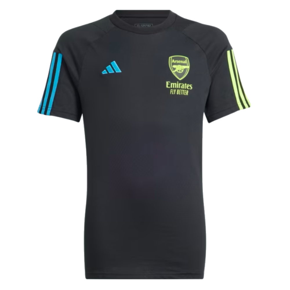 2023-2024 Arsenal Training Tee (Black) - Kids (Zinchenko 35)