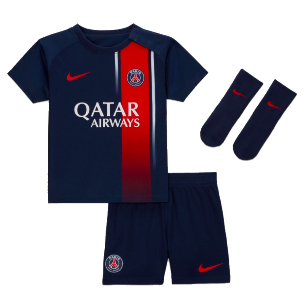 2023-2024 PSG Home Infants Baby Kit (Skriniar 37)