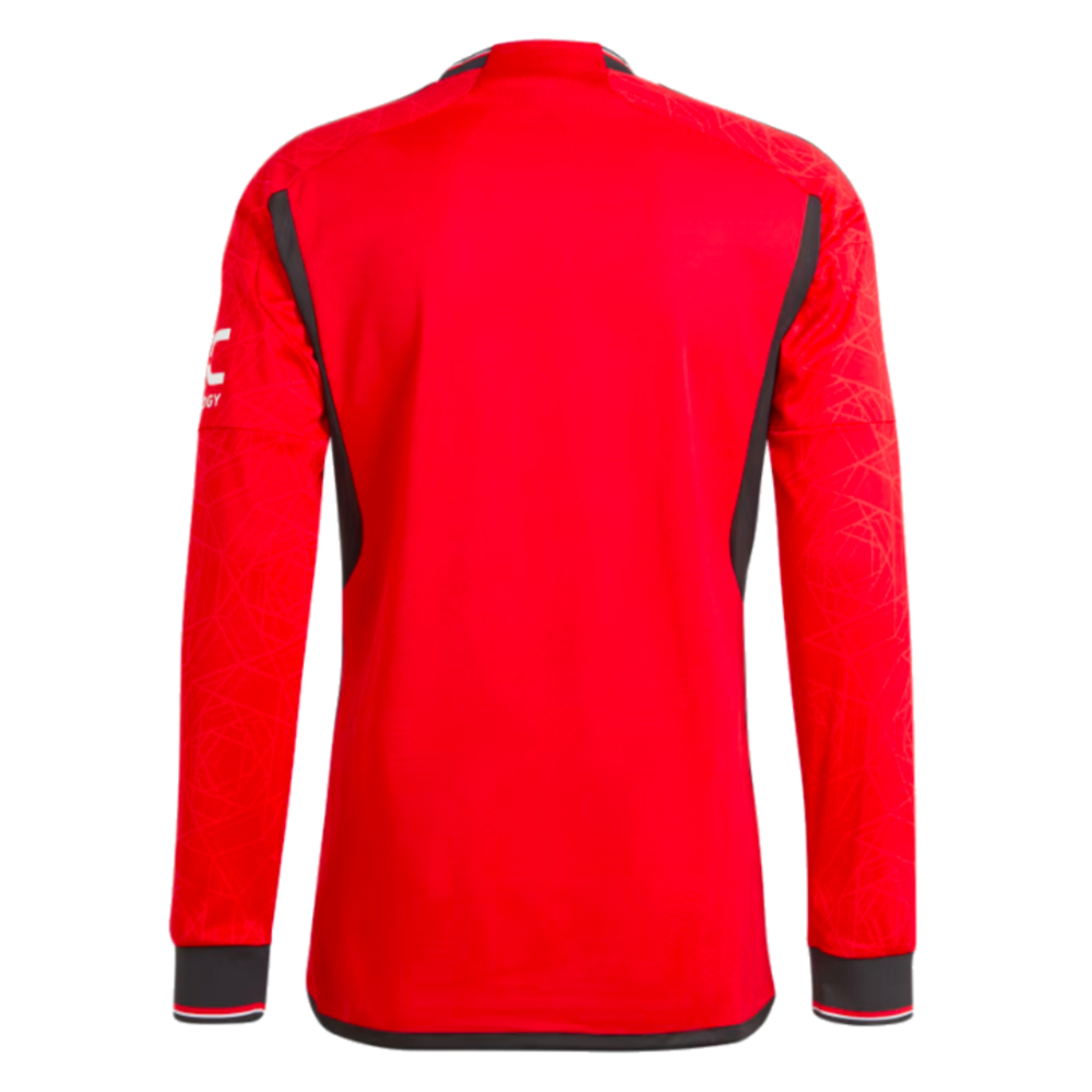 2023-2024 Man Utd Long Sleeve Home Shirt (McTominay 39)