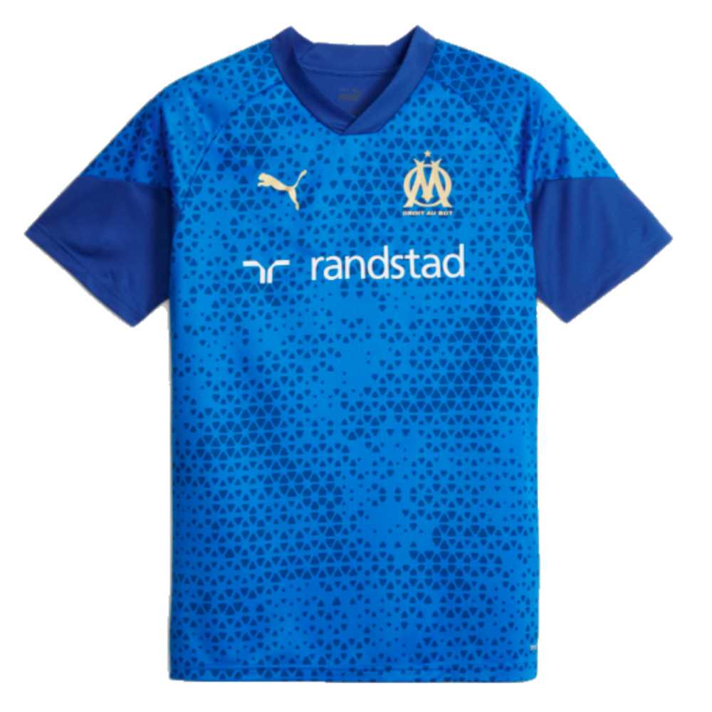 2023-2024 Marseille Training Jersey (Blue) (Merlin 3)