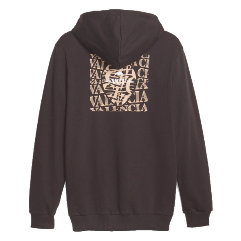 2023-2024 Valencia FtblCore Graphic Hoody (Black)