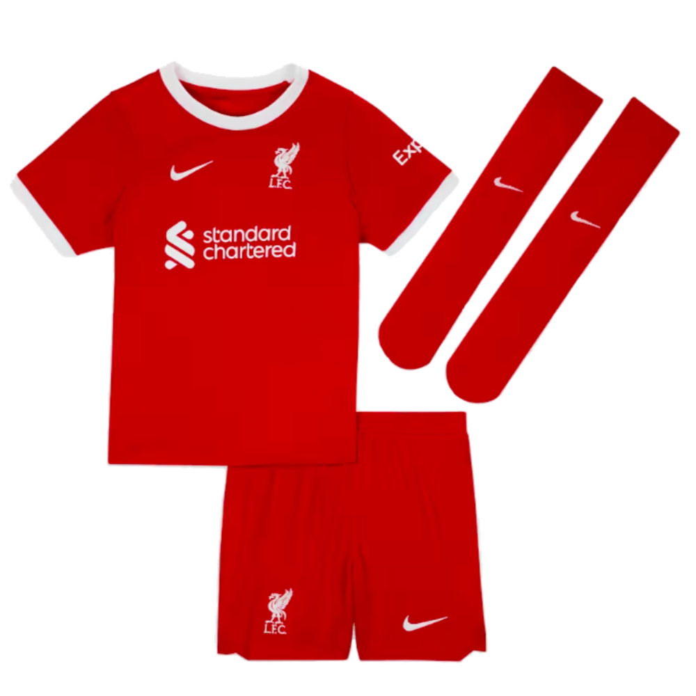 2023-2024 Liverpool Home Little Boys Mini Kit (Alexander Arnold 66)