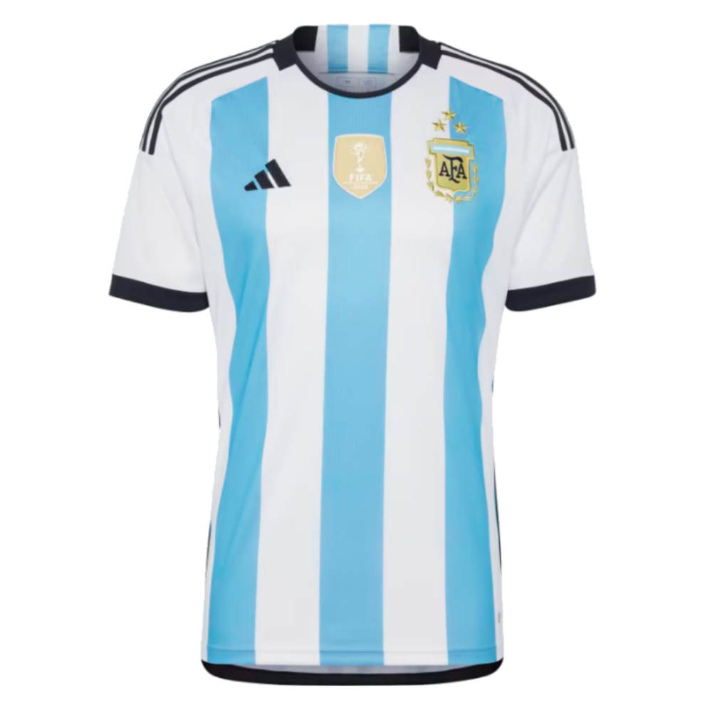 Argentina 2022 World Cup Winners Home Shirt (J ALVAREZ 9)