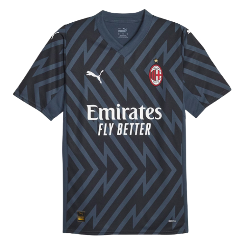 2023-2024 AC Milan Goalkeeper Home Shirt (Dark Night) (M. MAIGNAN 16)