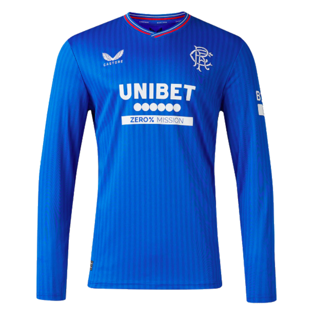 2023-2024 Rangers Long Sleeve Home Shirt (Sterling 21)