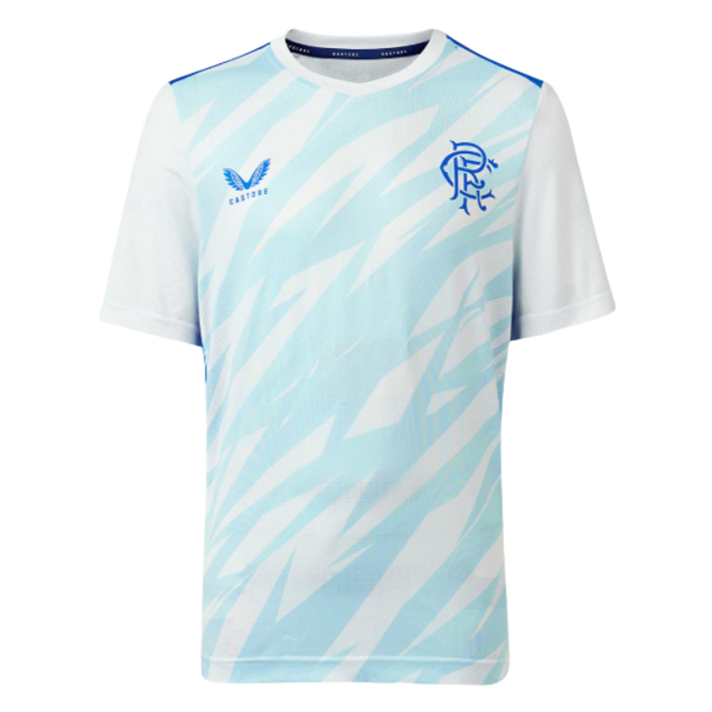 2023-2024 Rangers Players Match Day Home Tee (White) - Kids (Gascoigne 8)