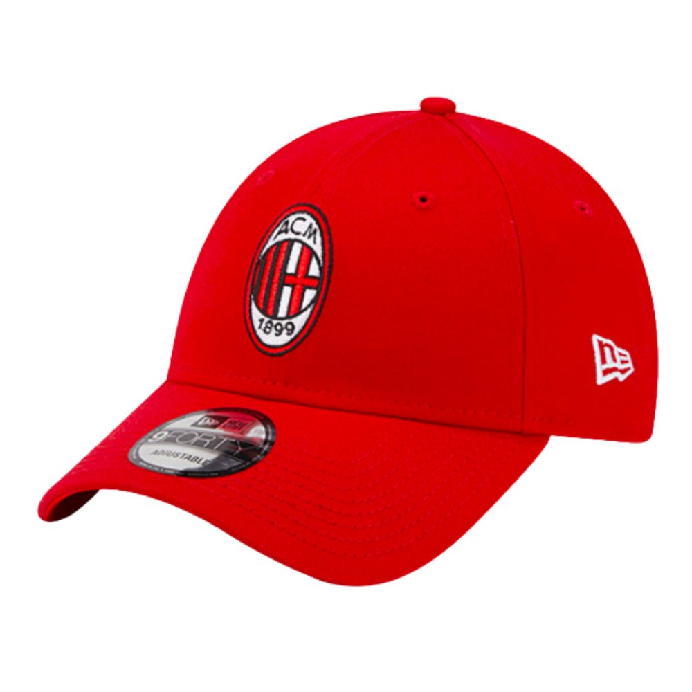 2023-2024 AC Milan Core 9Forty Adjustable Cap (Red)