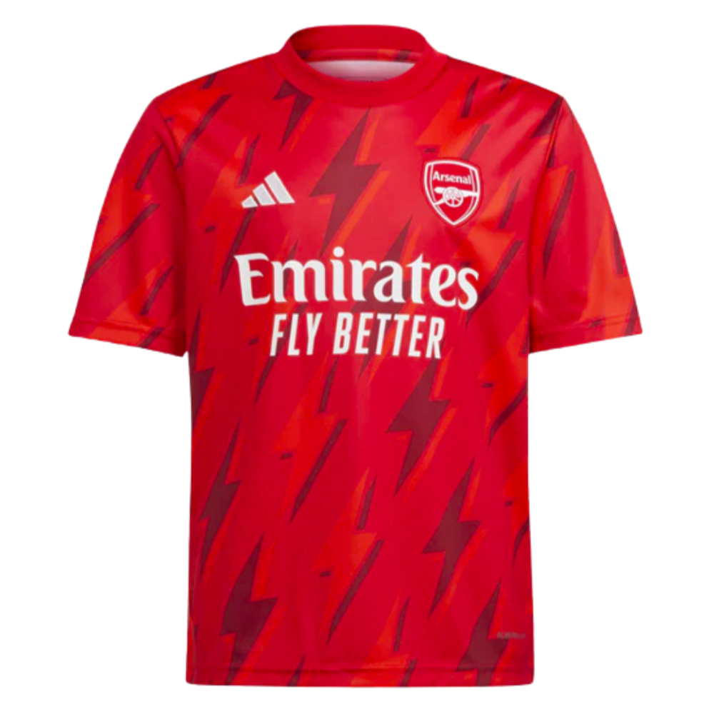 2023-2024 Arsenal Pre-Match Shirt (Red) - Kids (Xhaka 34)