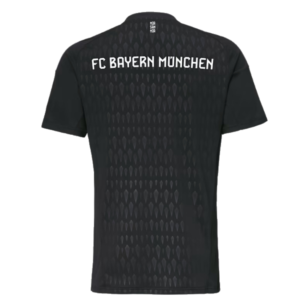 2023-2024 Bayern Munich Goalkeeper Shirt (Black) (MAIER 1)