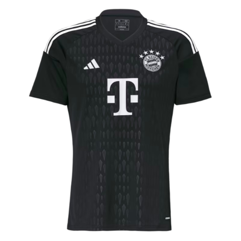 2023-2024 Bayern Munich Goalkeeper Shirt (Black) (MAIER 1)