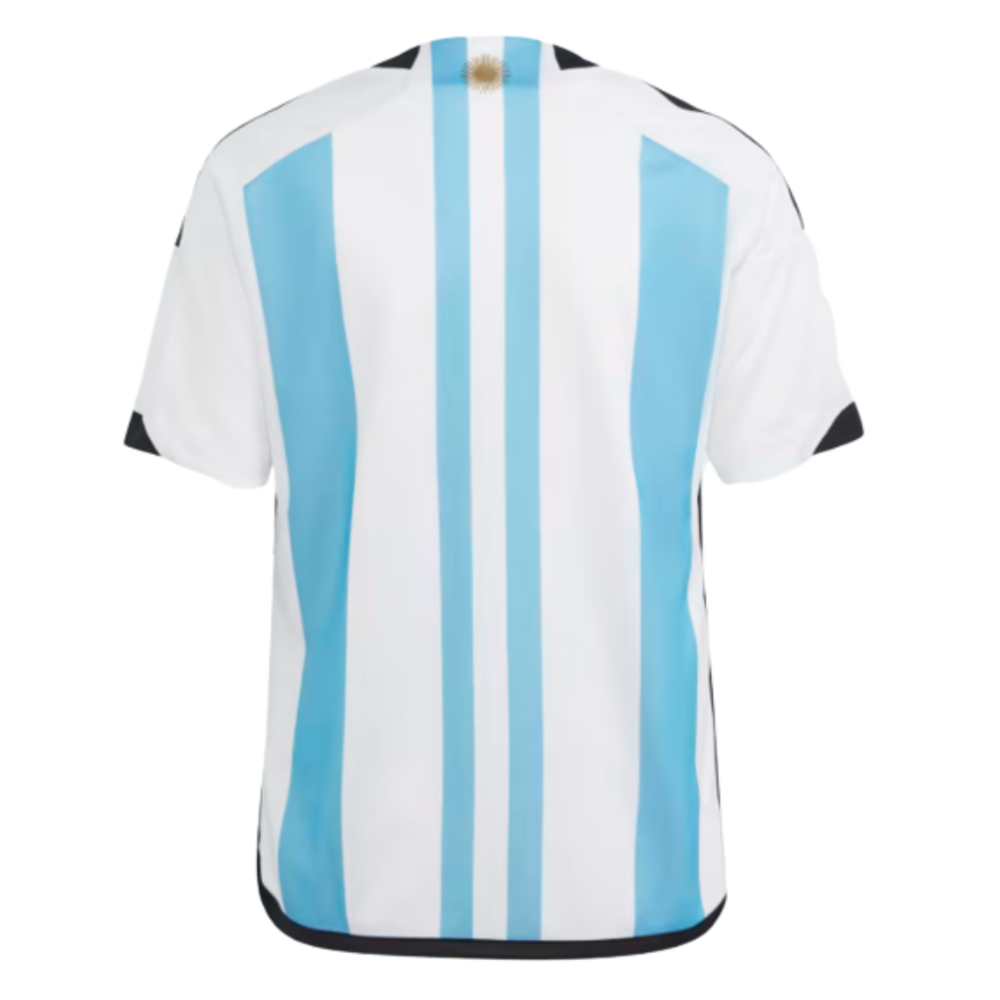 Argentina 2022 World Cup Winners Home Shirt - Kids (CRESPO 9)