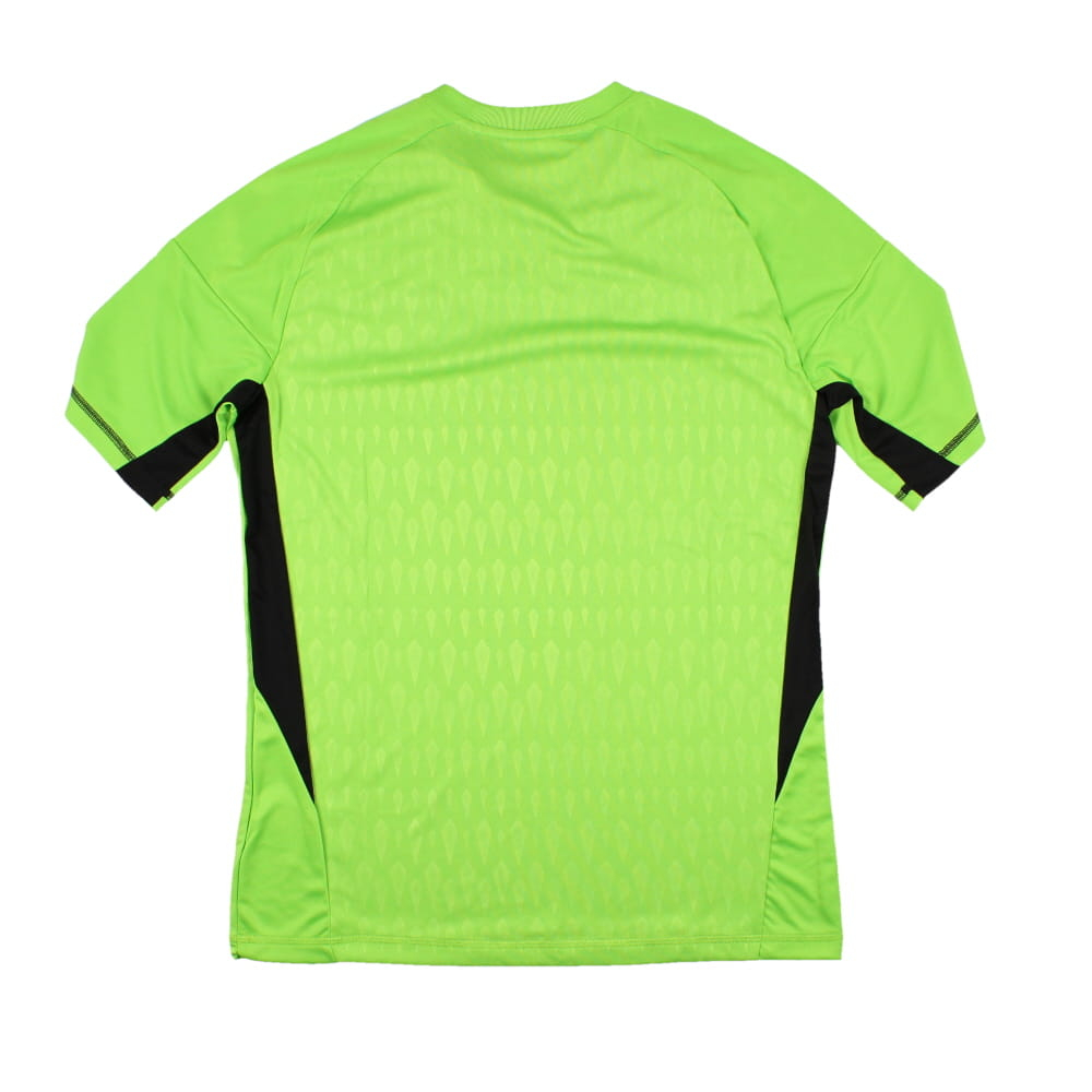 2023-2024 Real Madrid Home Goalkeeper Shirt (Solar Green) - Kids (COURTOIS 1)