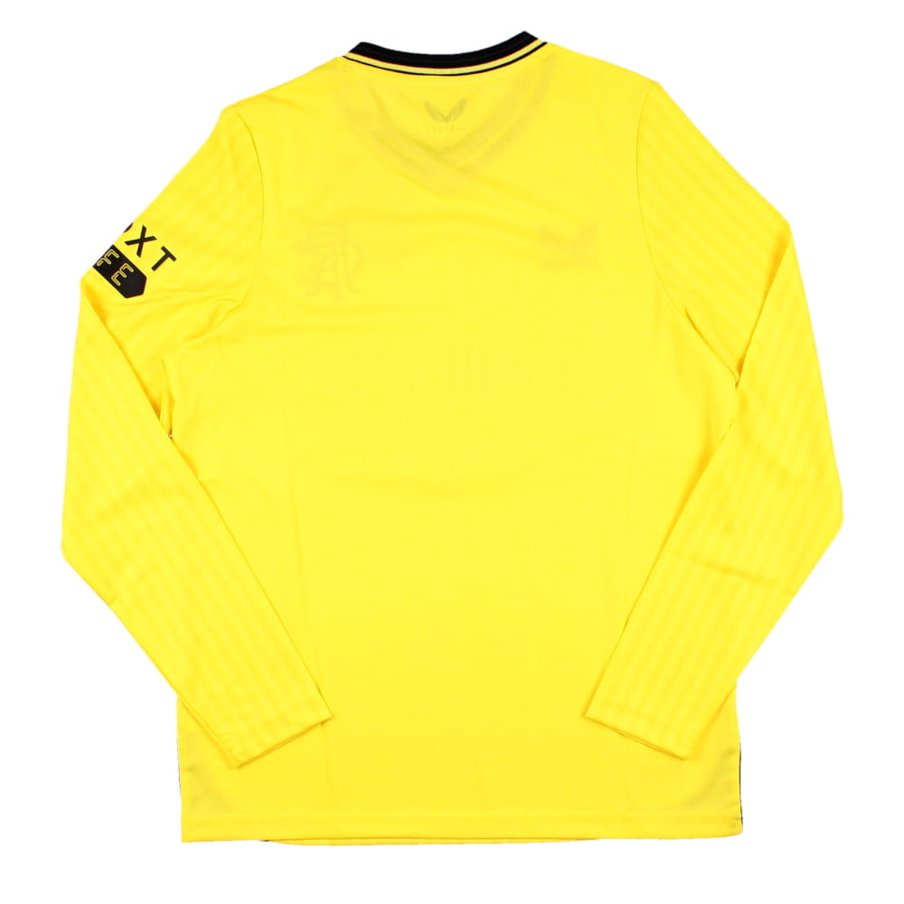 2023-2024 Rangers Home Goalkeeper LS Shirt (Yellow) - Kids (McGregor 1)