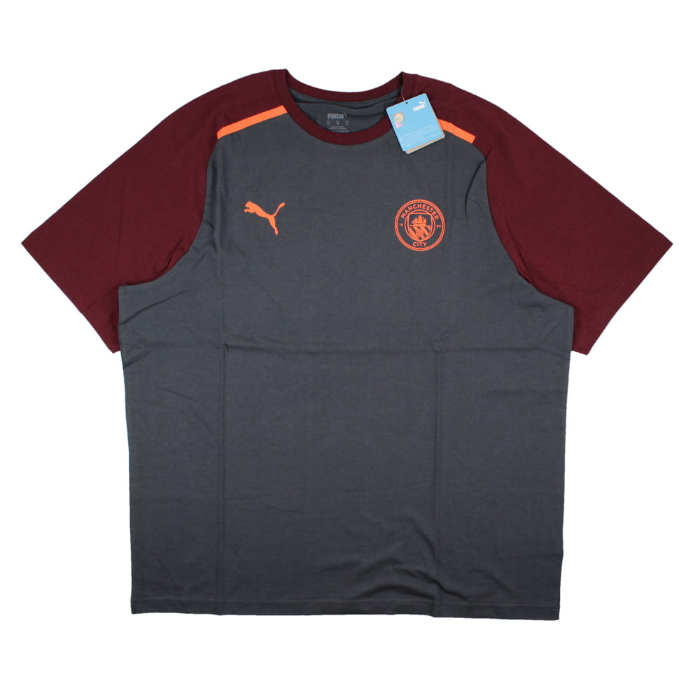 2023-2024 Man City Casuals Tee (Grey) (GUNDOGAN 8)