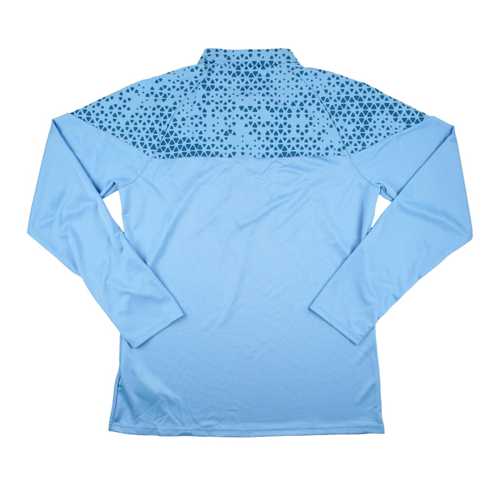 2023-2024 Man City Training Half Zip Top Pro (Light Blue)