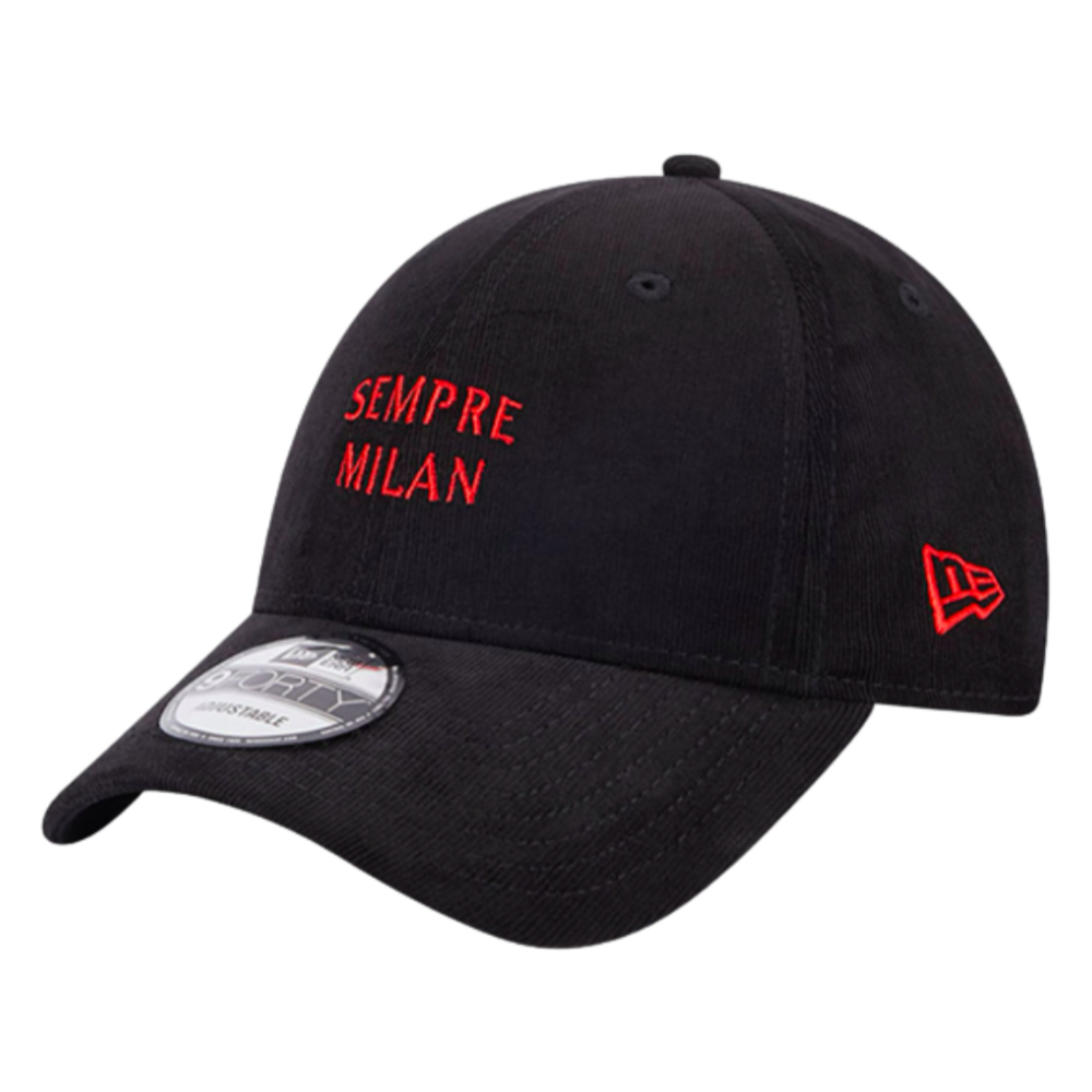 AC Milan Needle Cord Black 9FORTY Adjustable Cap