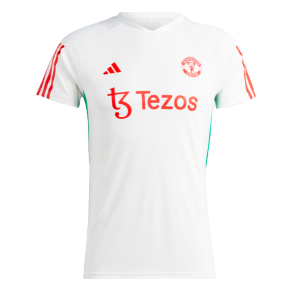 2023-2024 Man Utd Training Jersey (White) - Ladies (Charlton 9)