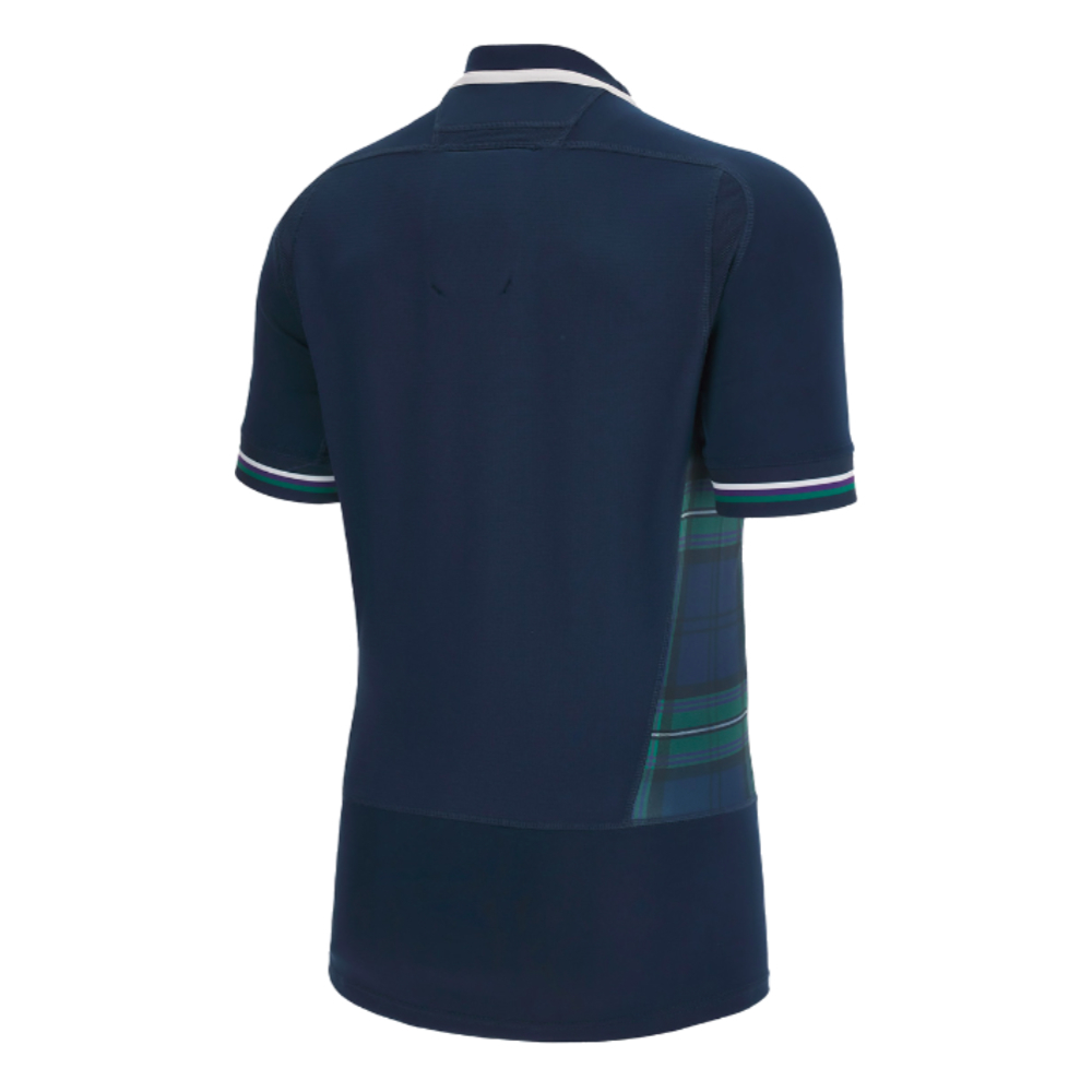 2023-2024 Scotland Home Rugby Authentic Body Fit Shirt (Your Name)