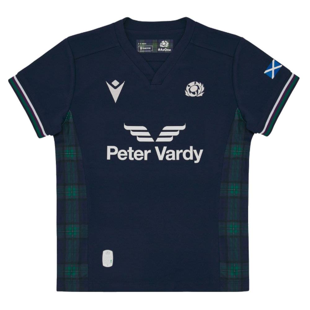 2023-2024 Scotland Home Rugby Little Kids Shirt (Your Name)