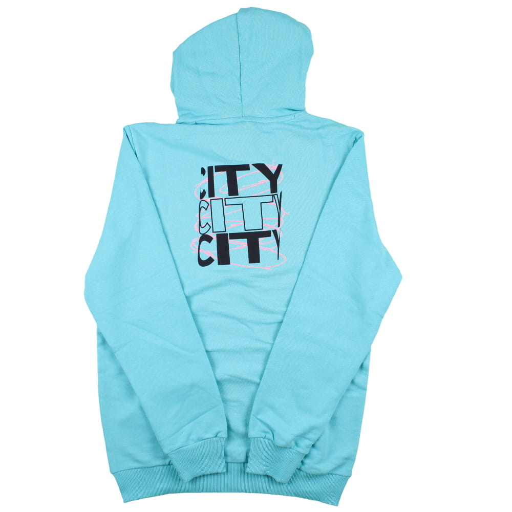 2023-2024 Man City FtblCore Graphic Hoody (Hero Blue)